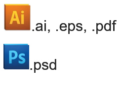 file formats accepted for screen printing